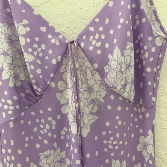 Revolve Endless Summer Floral Suki Dress in Purple Lavender - Picture 12 of 12